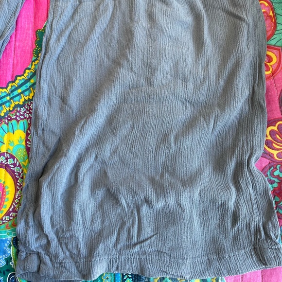 Mudd Boho High Waisted Blue Pants Size Large - Picture 2 of 7